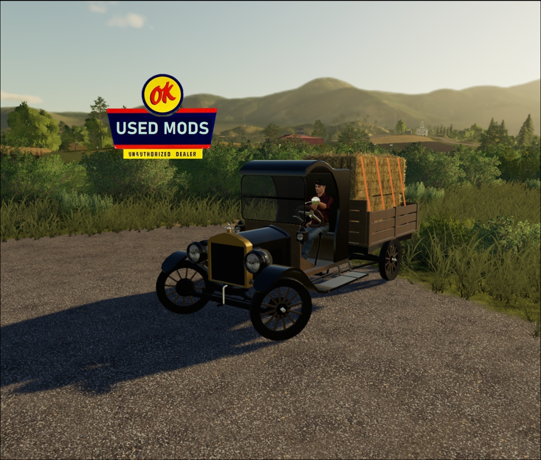 Old Truck - Model T Flat Bed - By OKUSED MODS