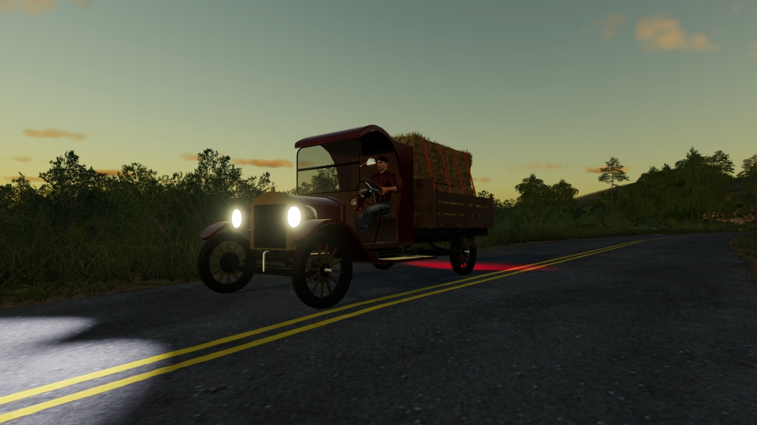 Old Truck - Model T Flat Bed - By OKUSED MODS