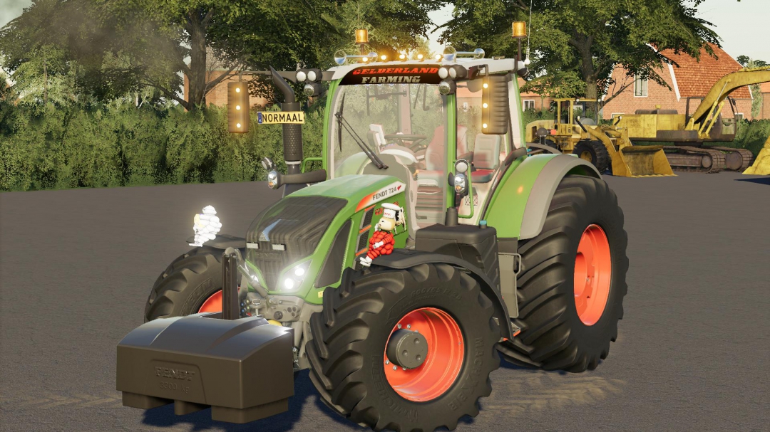 Fendt 700 Vario GLD-Team met rook v2.1