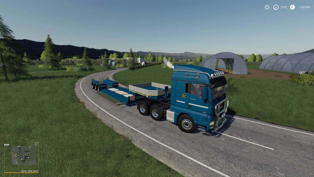 Goldhofer Low Loader With Extensions Fixed 