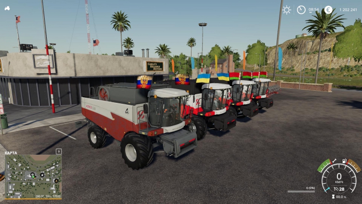 Rostselmash Akros Pack v4.1 category: Combines