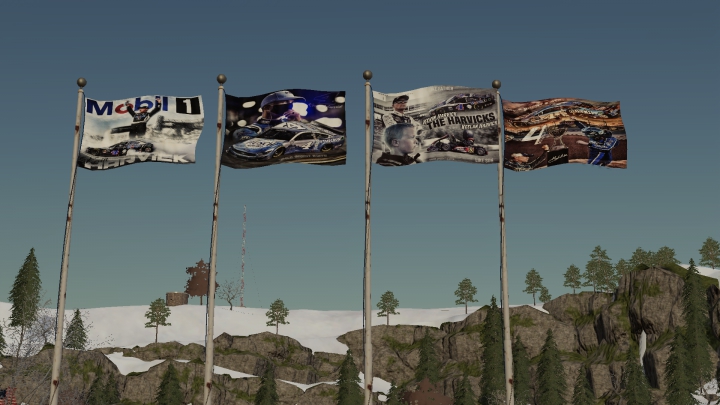 Trending mods today: NASCAR Kevin Harvick Flag Collection