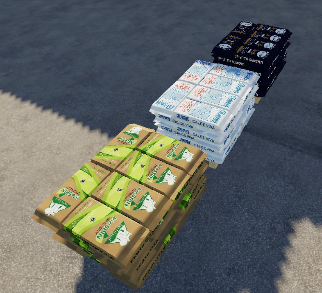 Italian Seeds, Lime and Fertilizer Pallets v1.0.0.0