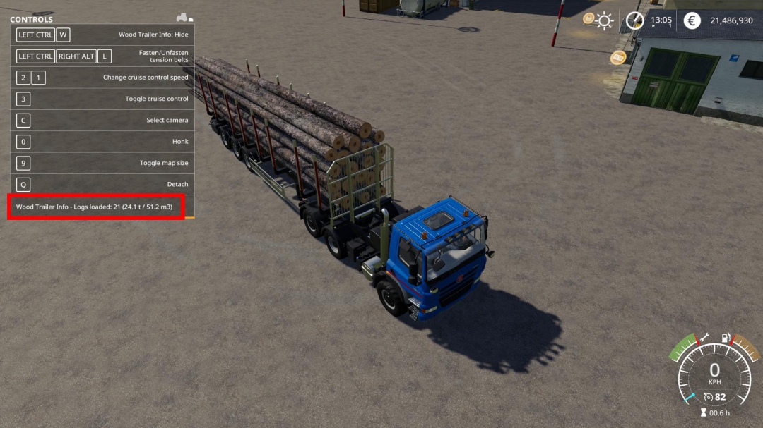 Timber Trailer Info v1.0.0.0