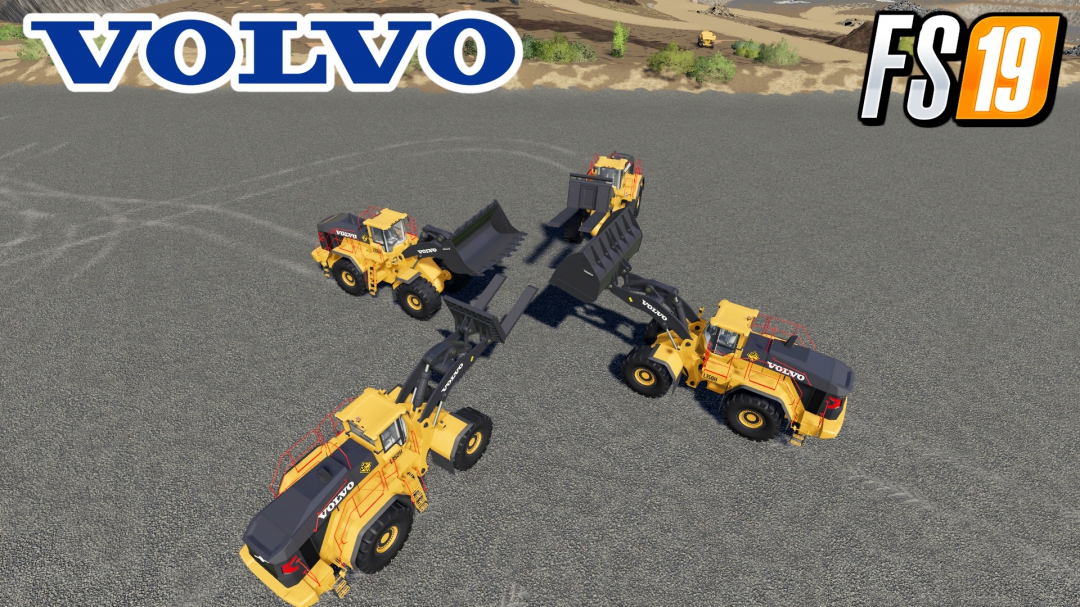 Volvo L-350H Mining Loader + New Tools v1.2