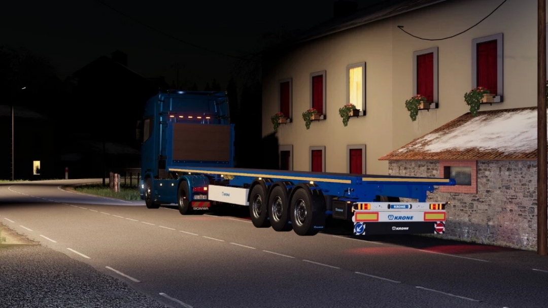 Krone Flatbed Trailer v1.0.0.0