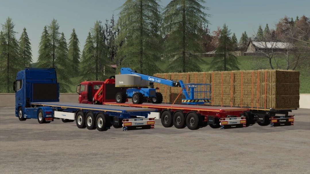 Krone Flatbed Trailer v1.0.0.0