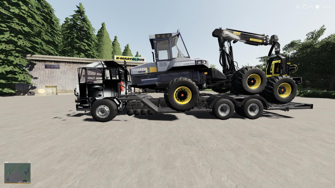 SISU M-series Forest machine transportation V1