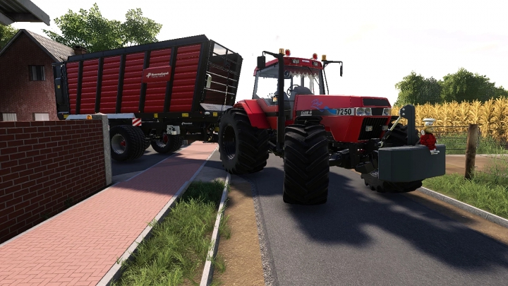 Tractors Case 7250 with smoke v1.0