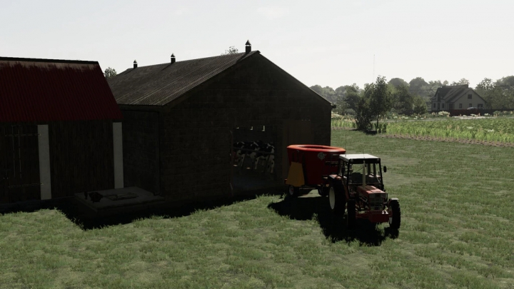 Tractors Medium Old Cowshed Without Pasture v1.0.0.1