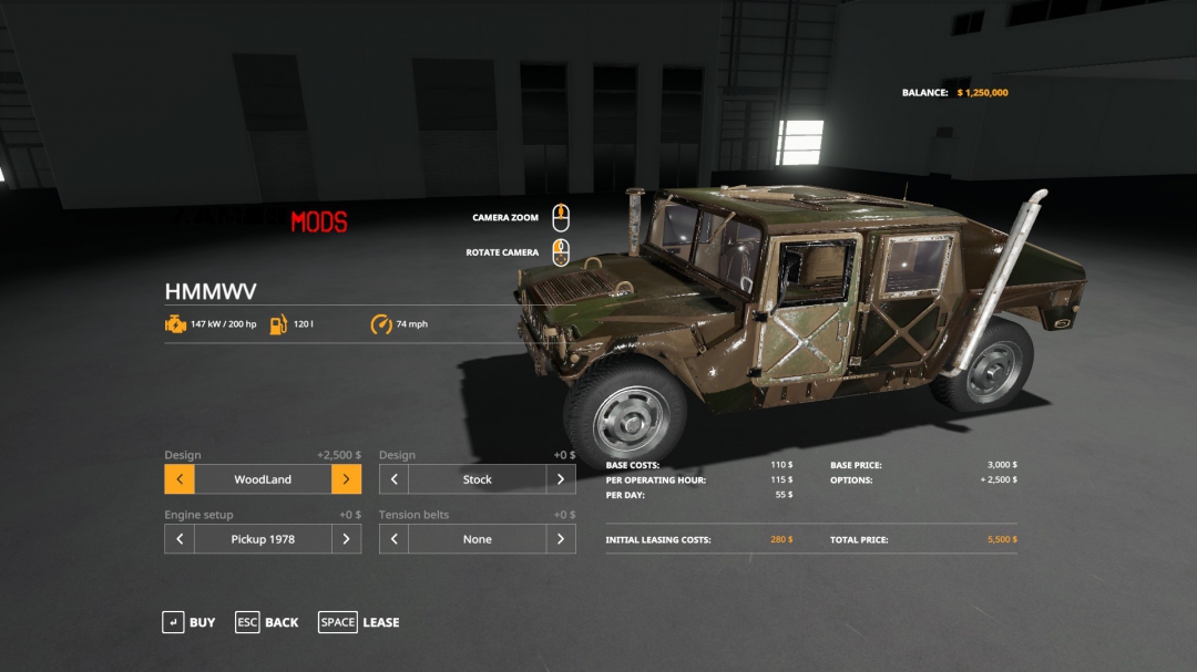 FS19 HUMVEE