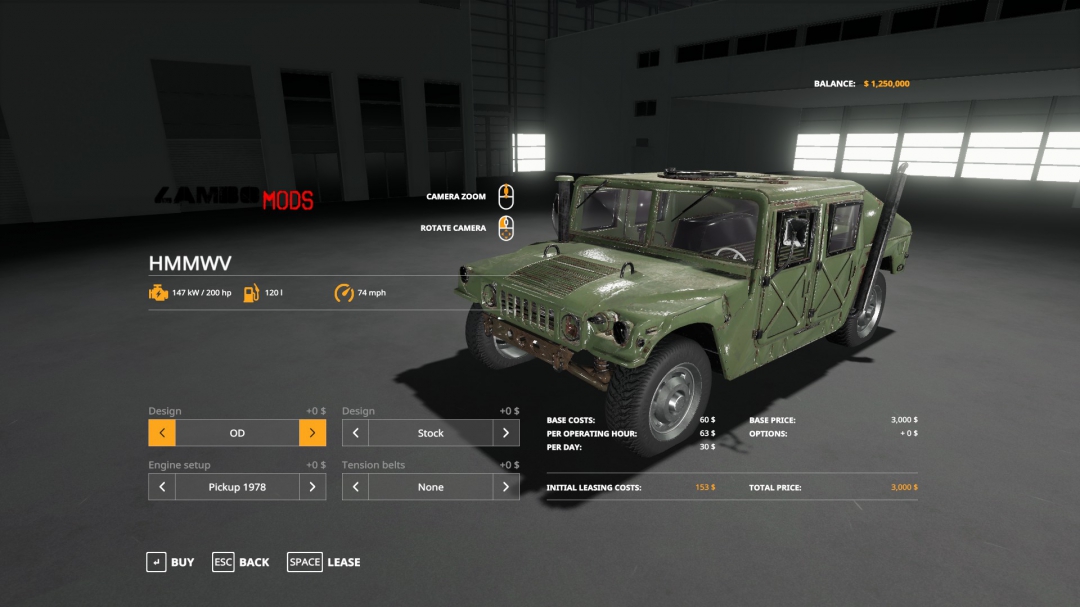 FS19 HUMVEE