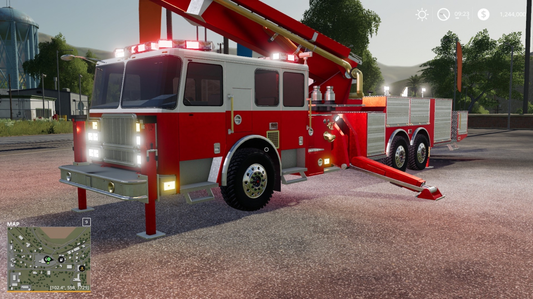 FS19 Ladder Fire Truck