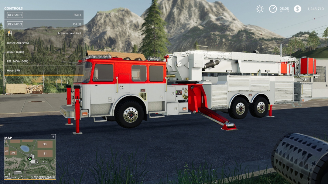 FS19 Ladder Fire Truck