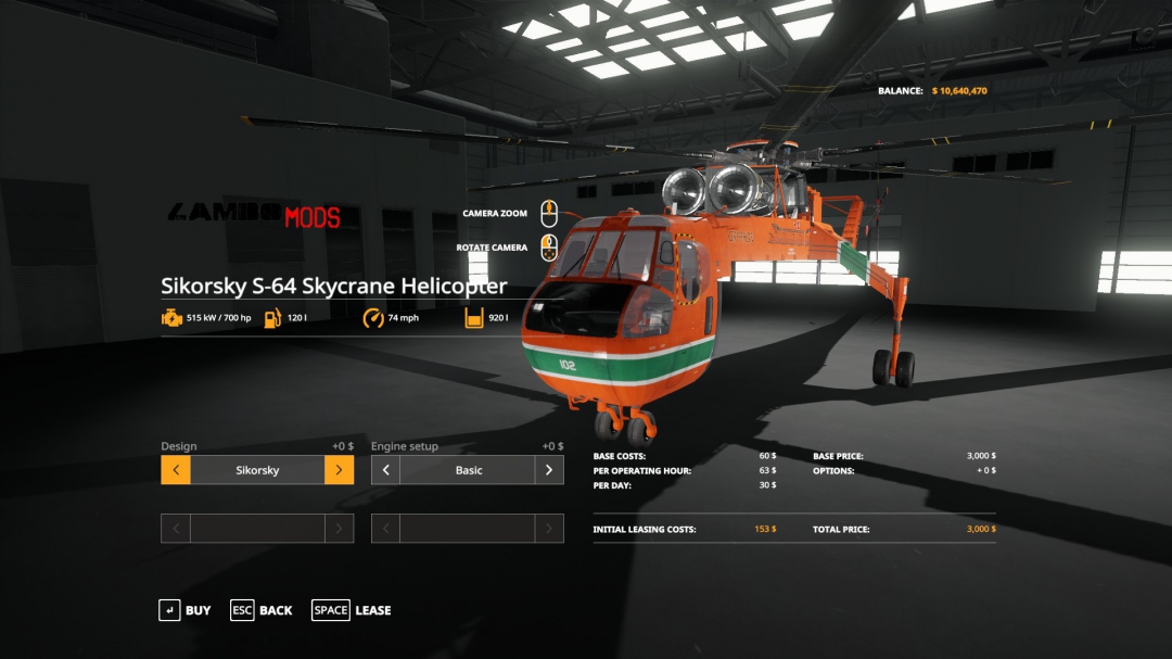 S64 Skycrane / Stiller Fire Support