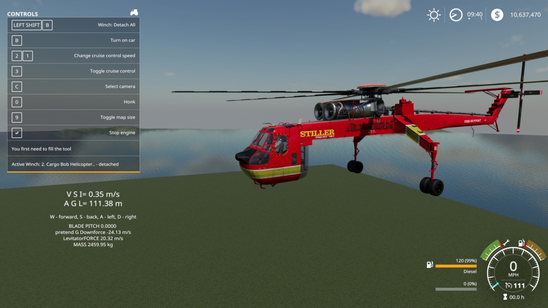 S64 Skycrane / Stiller Fire Support