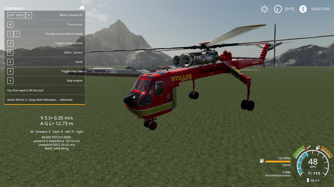 S64 Skycrane / Stiller Fire Support