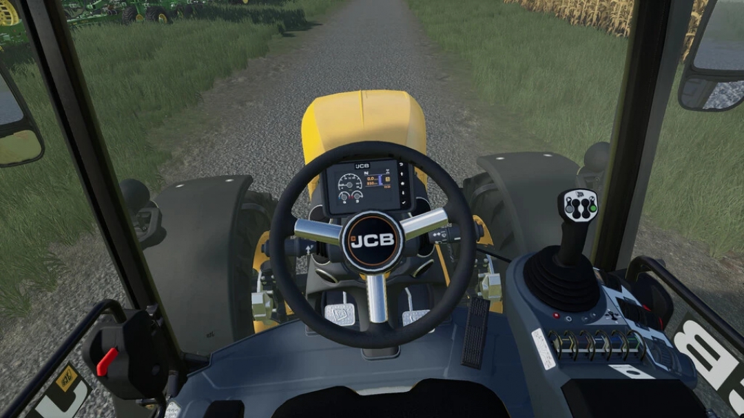 JCB Chrome Steering Wheel (Prefab) v1.0.0.0