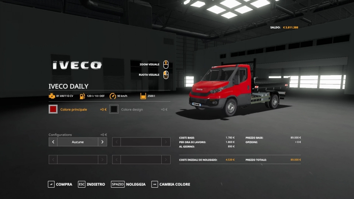 Trucks IVECO DAILY Benne SDM v1.0.0.0