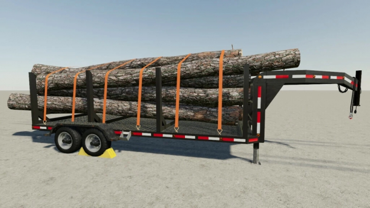 fs19-mods,  Small Flatbed Trailer With Tipper/Logging Options v1.0.0.1