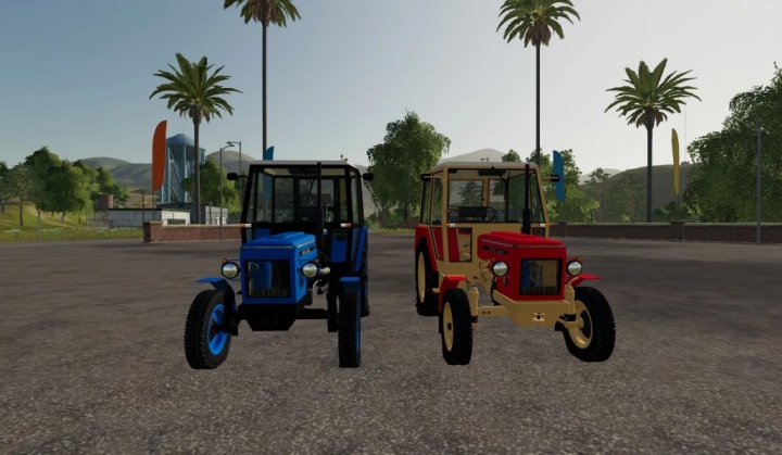 Tractors Zetor 6911 ?ervený a modrý v1.0.0.0