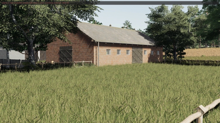 Objects Pack Of Old Medium Cowshed With Pasture v1.0.0.0