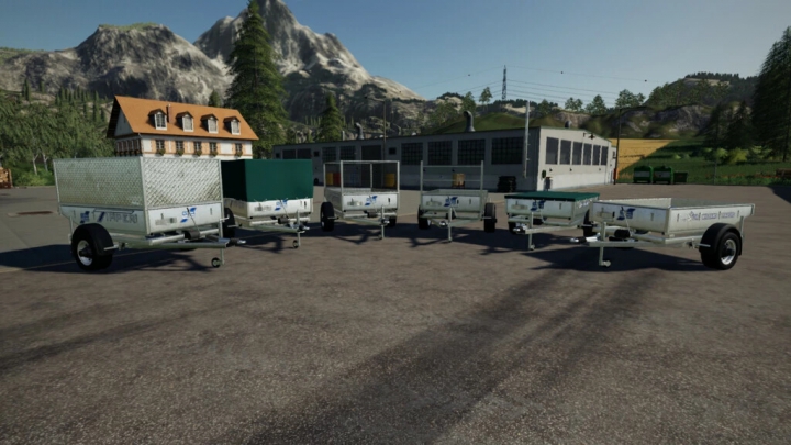 Trailers Ifor Williams TT2012 And P8 4x8 v1.1.0.0