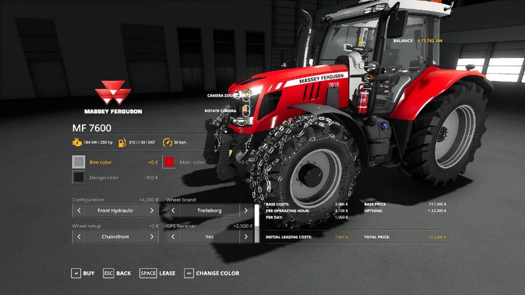 Massey Ferguson 7600 Series v1.0.0.0