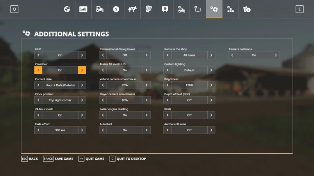 Additional Game Settings v1.1.0.0