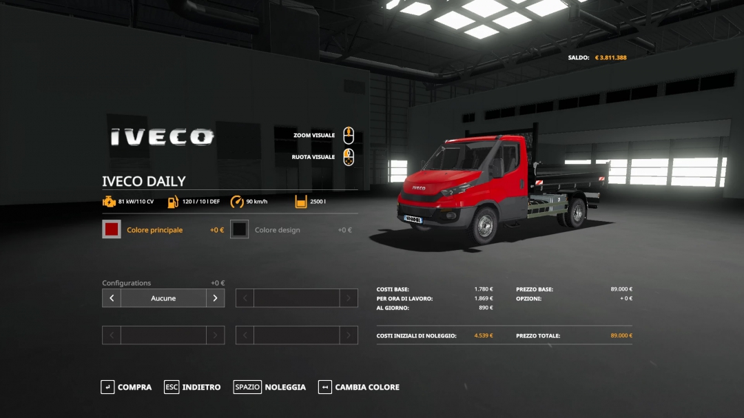 IVECO DAILY Benne SDM v1.0.0.0