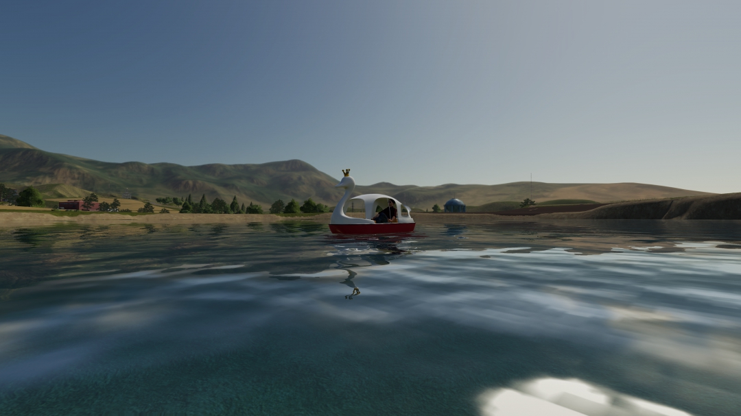 FS19 swan pedal boat