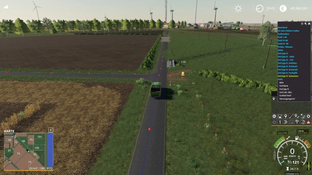 Autodrive route network Norddeich v1.0.0.0