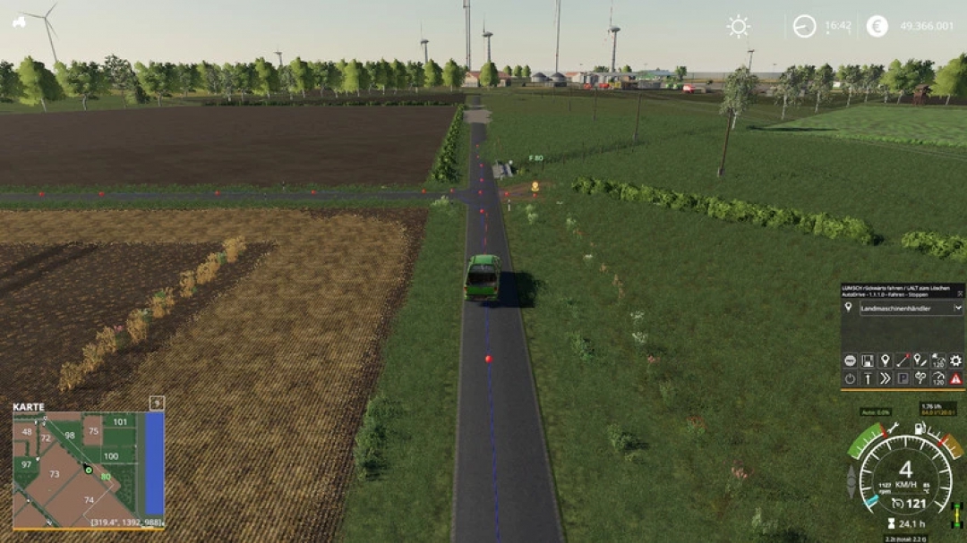 Autodrive route network Norddeich v1.0.0.0