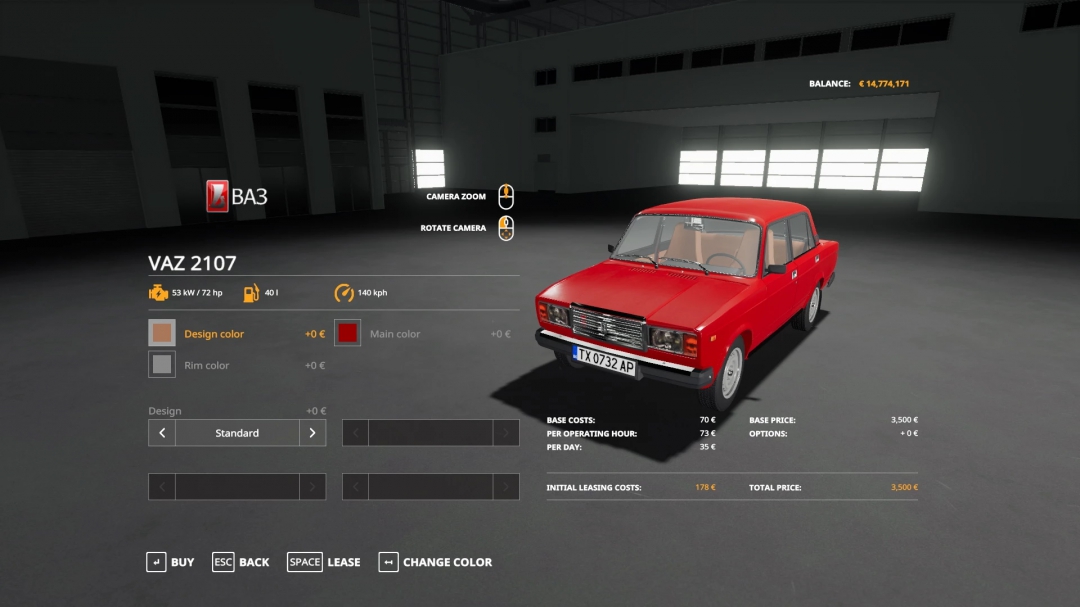 VAZ 2107 / LADA 2107 v1.0.0.0