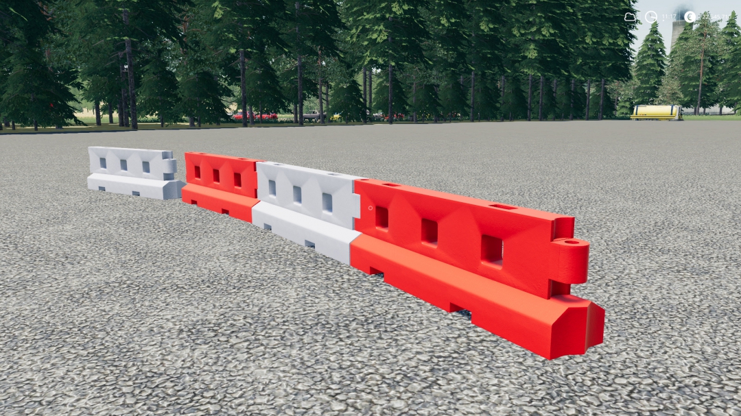 Plastic Road Barrier V3