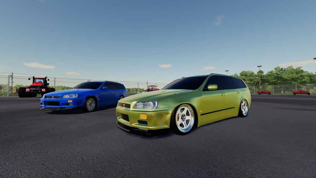 fs19 nissan stagea with r34 conversion