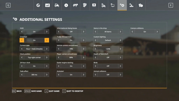 Trailers Additional Game Settings v1.1.0.1