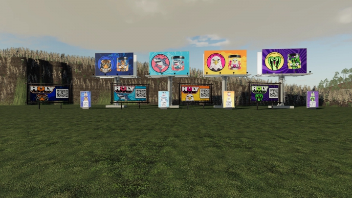 Billboards with hourly yield v1.0.0.0 category: Objects