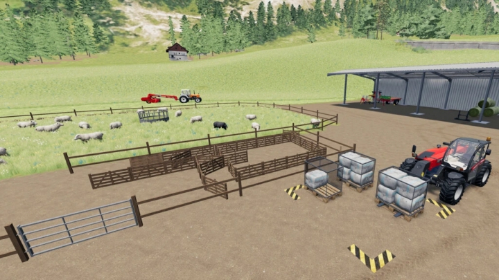 Sheep Paddock With Tunnel Shelter v1.1.0.0 category: Objects