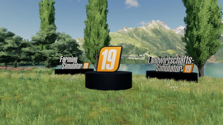 Trending mods today: Glowing 3d FS19-Logos v1.0.0.0