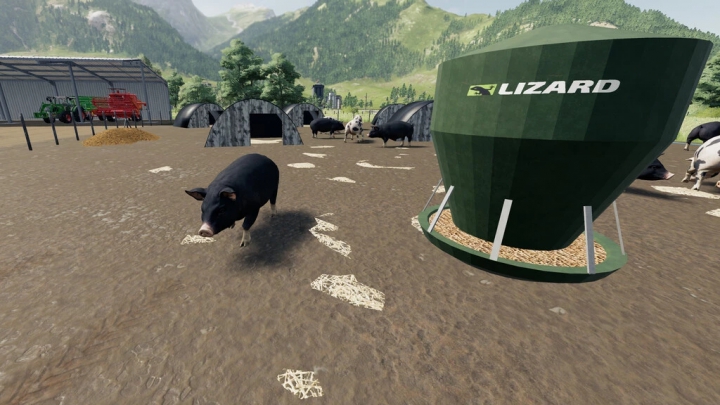 Objects Pig Field With Pig Sty v1.0.0.0