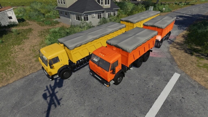 Trucks KAMAZ GRAIN v1.0.0.2