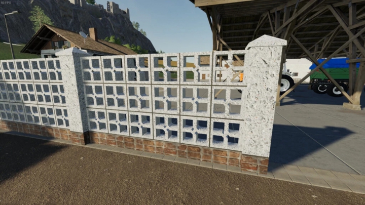 Objects Concrete Brick Fence Pack v1.2.0.0