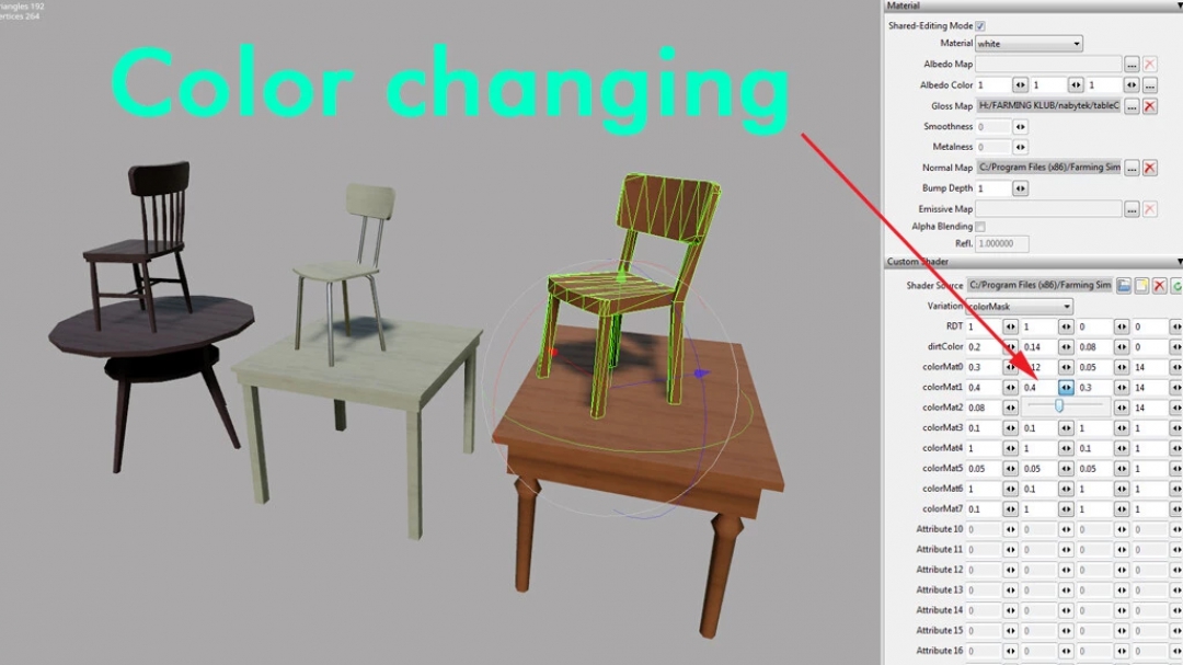 Package With Tables And Chairs (Prefab) v1.0.0.0