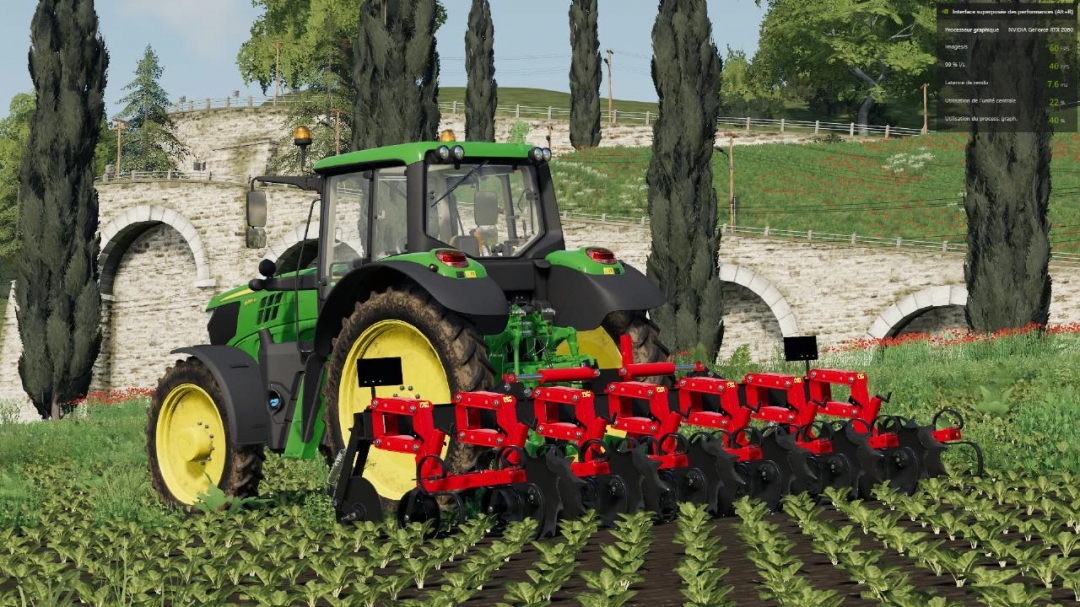 Razol Row crop cultivator 6 rows v1.0.0.0