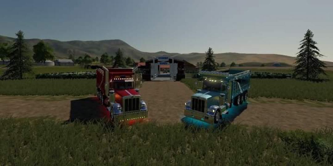 Peterbilt 379 dump truck 