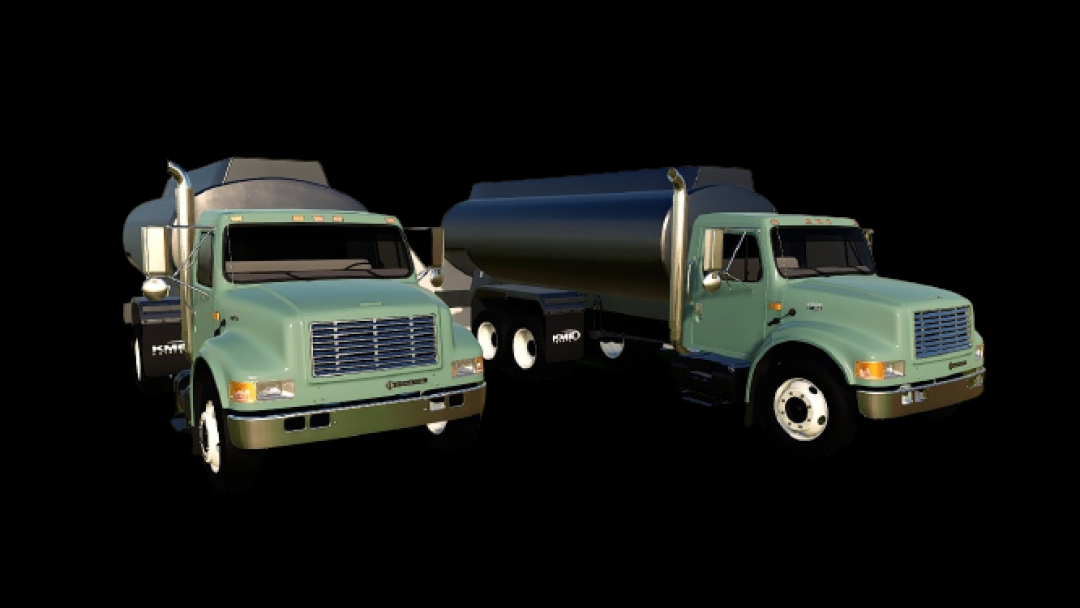 International 4900 fuel truck