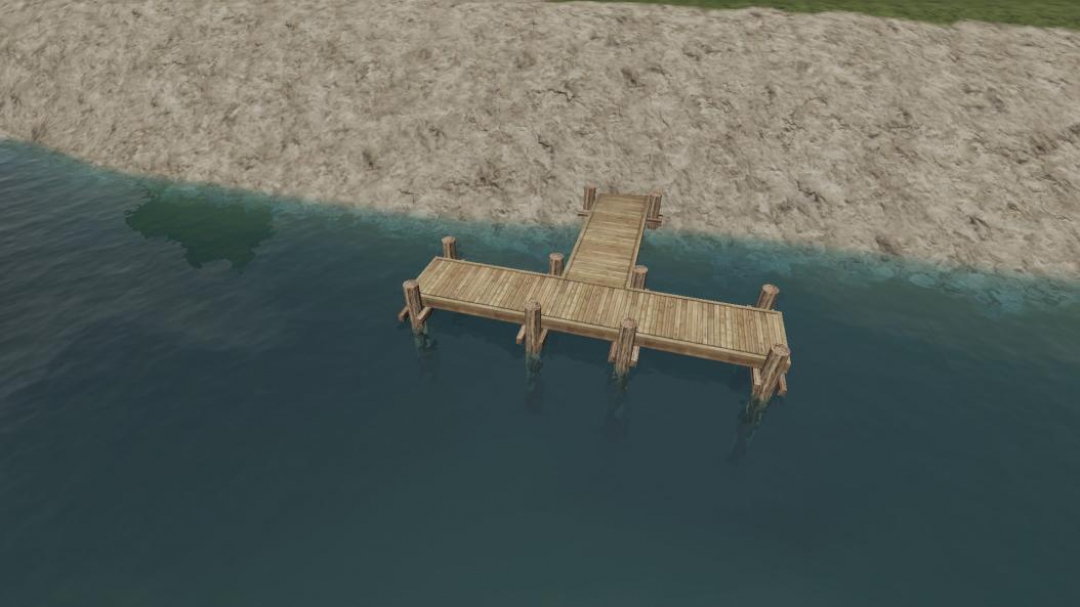 Boat Docks (Wood and White