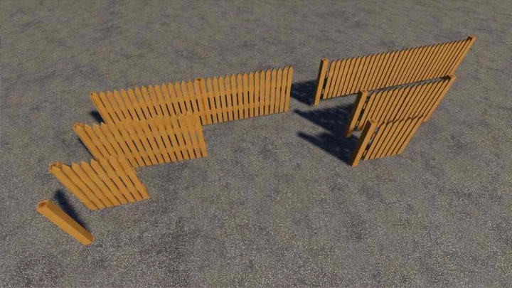 Fence Pack with bright wood v1.0.0.0 category: Objects