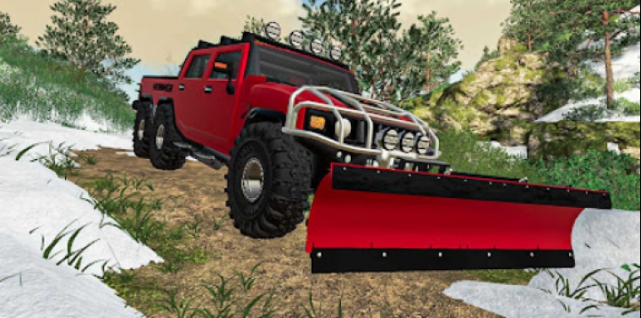 fs19-mods,  Hummer  6x6 (with snow plow)